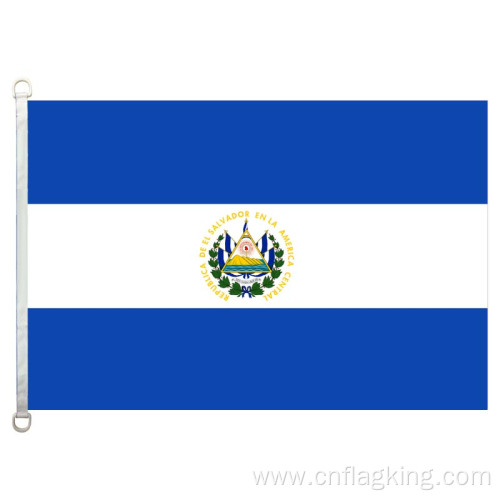 El Salvador national flag 90*150cm 100% polyster